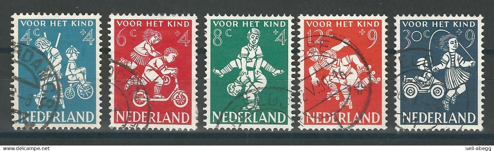 Niederlande NVPH 715-19 , Mi 723-27 O - Usados