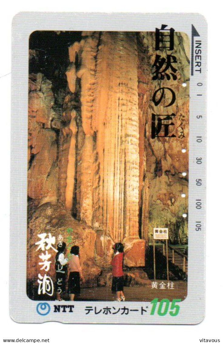 Grotte Cave Télécarte JAPON Phonecard Telefonkarte (K 24) - Paysages