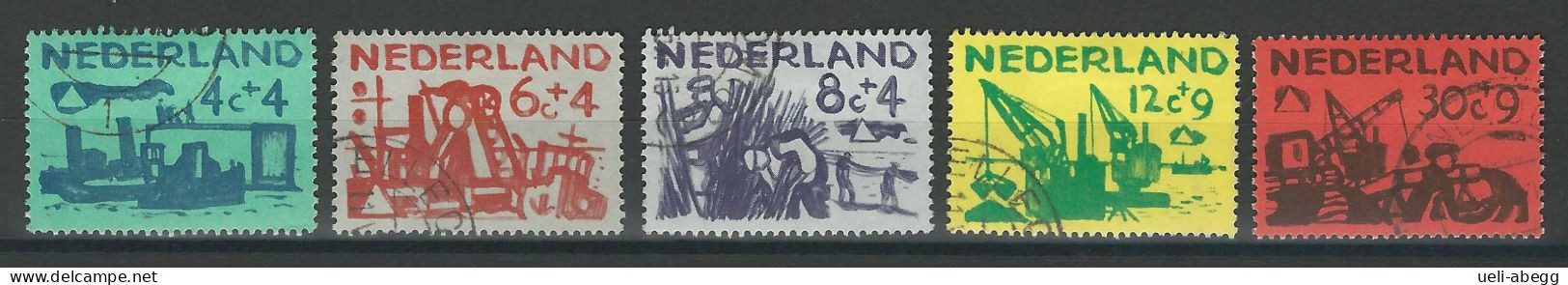 Niederlande NVPH 722-26 , Mi 730-34 O - Used Stamps