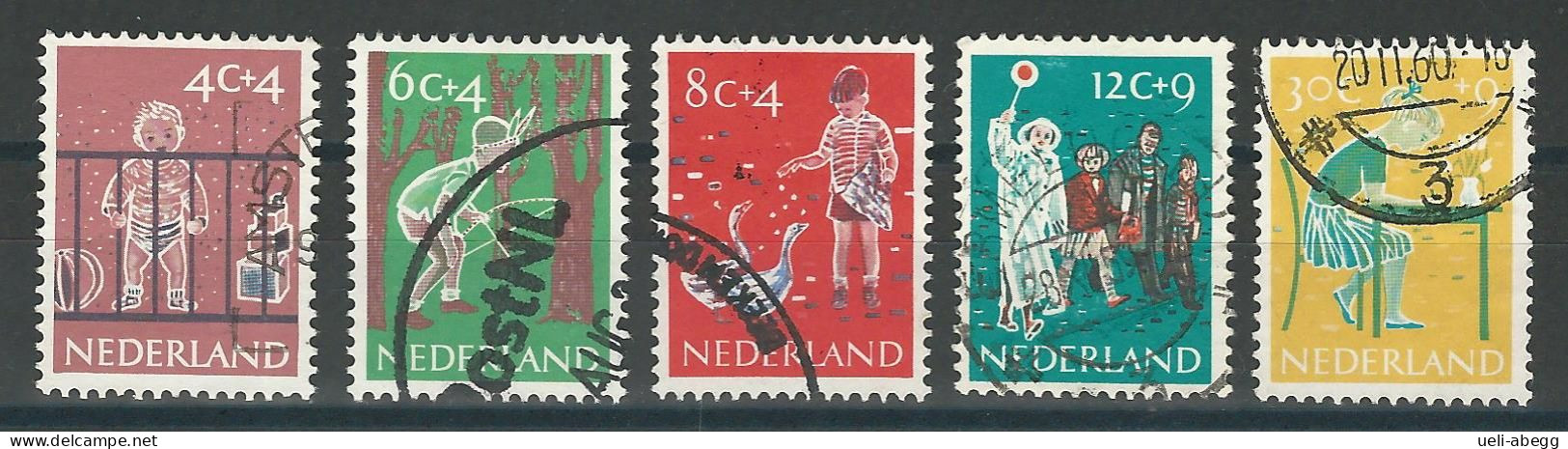 Niederlande NVPH 731-35 , Mi 739-43 O - Usati