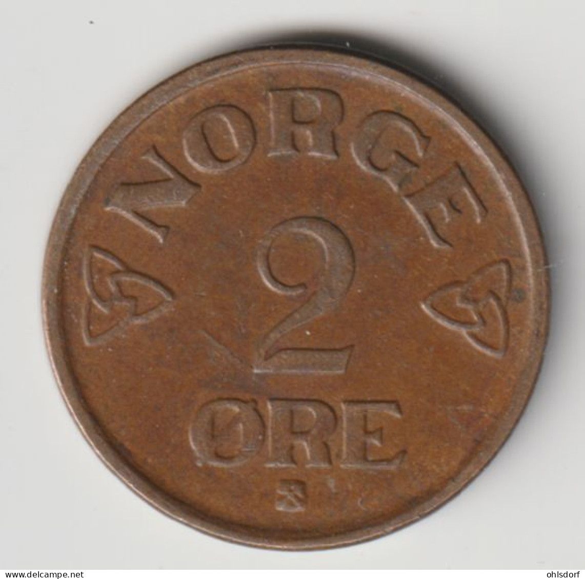 NORGE 1956: 2 Öre, KM 399 - Norwegen