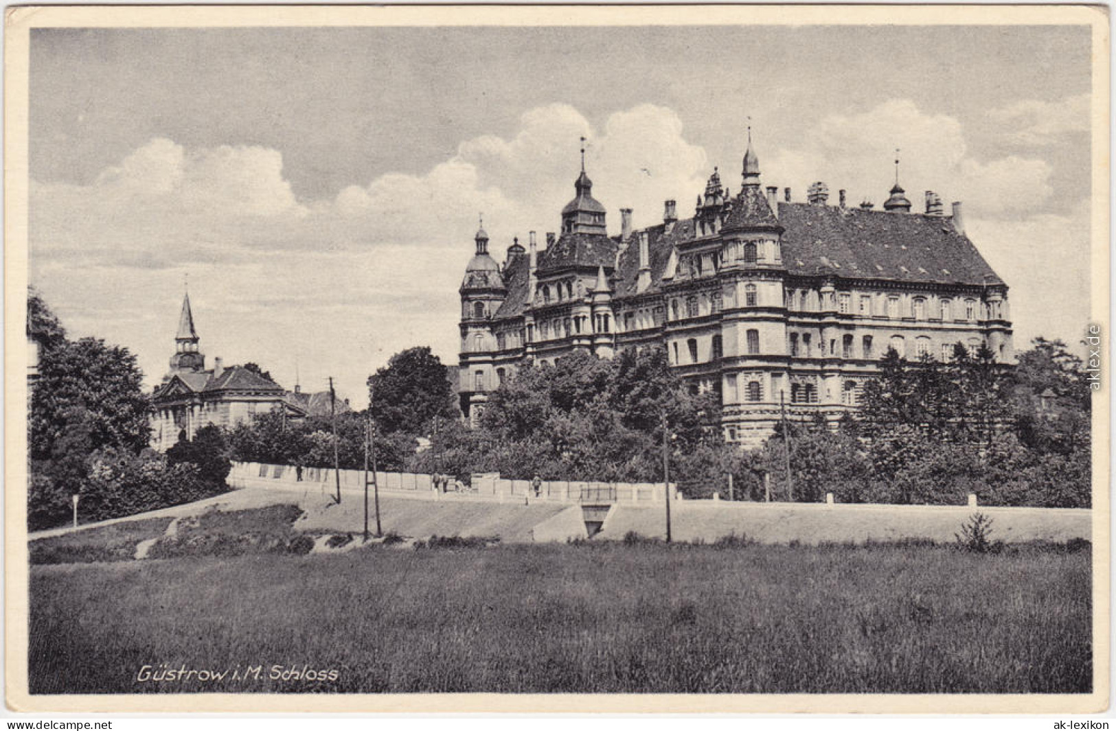 Ansichtskarte Güstrow Schloss 1951 - Güstrow