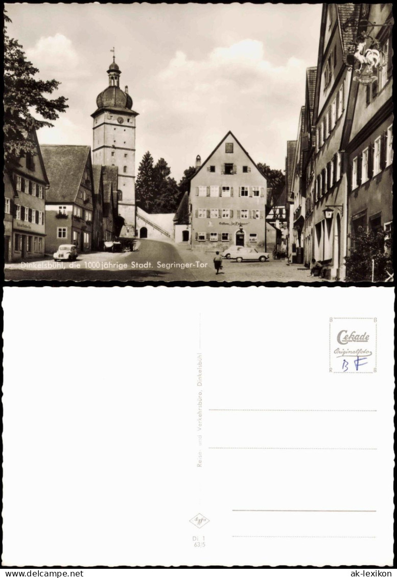 Ansichtskarte Dinkelsbühl Partie Am Segringer-Tor 1963 - Dinkelsbuehl