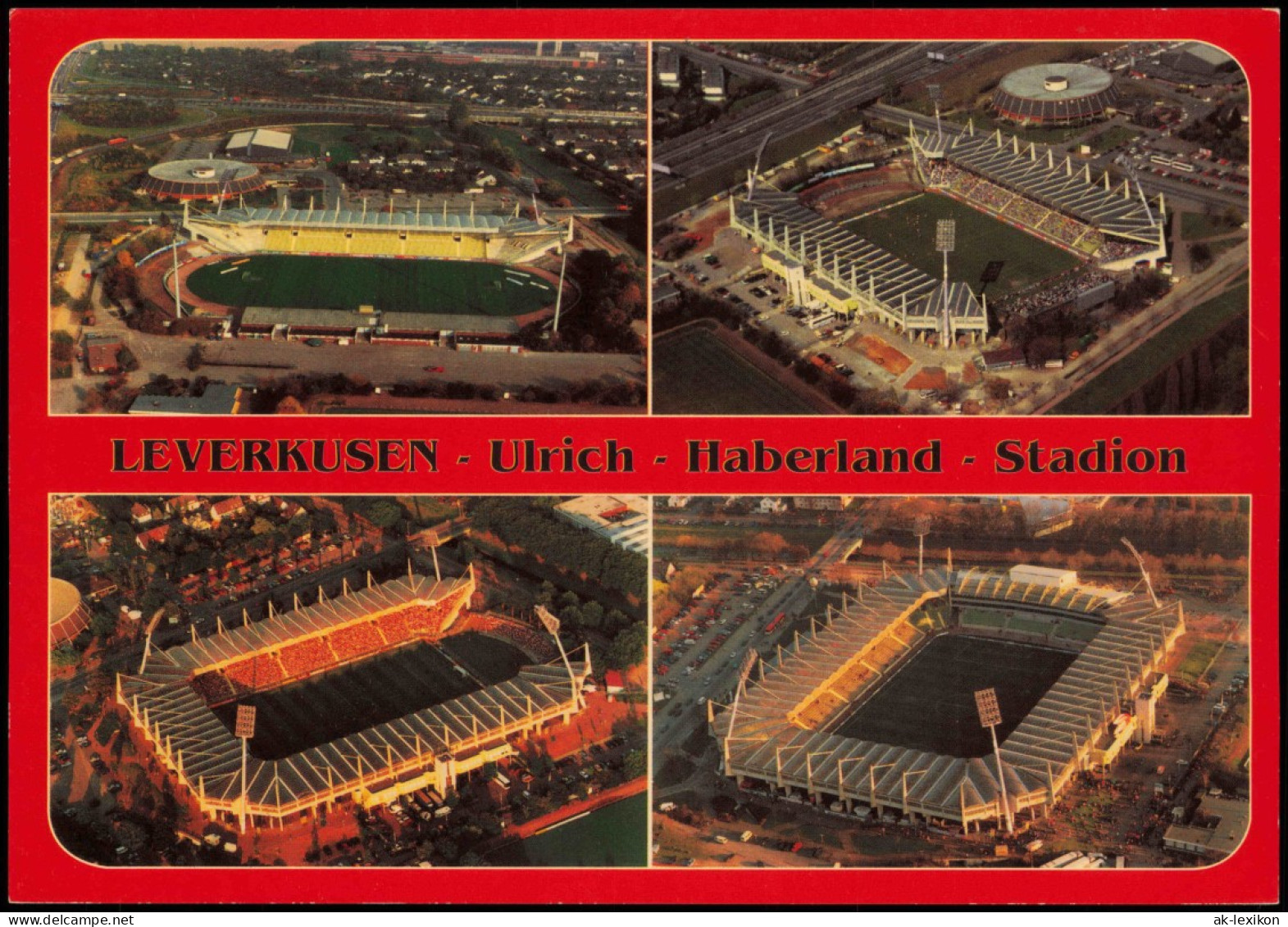 Leverkusen Mehrbild-AK Fussball Stadion Ulrich Haberland Stadion 1997 - Leverkusen