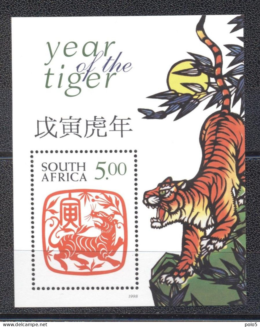 RSA 1998- Chinese New Year- Year Of The Tiger  S/S - Unused Stamps