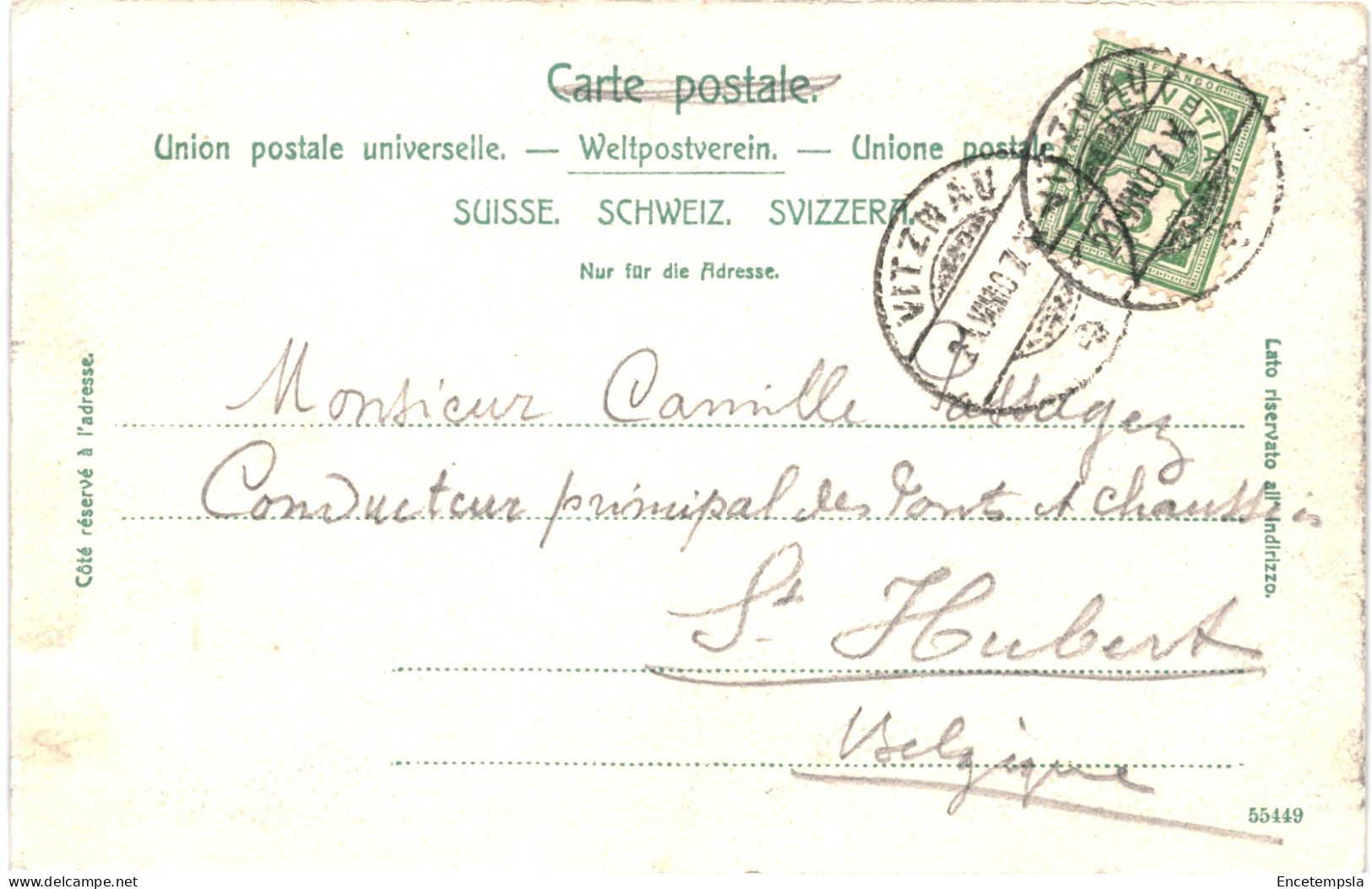 CPA Carte Postale Suisse  Vierwaldstättersee  Vitznau 1907 VM78580 - Vitznau