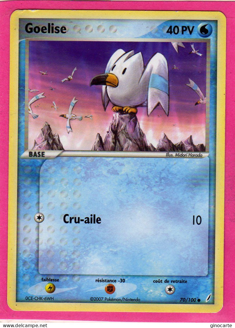 Carte Pokemon 2007 Ex Gardien De Cristal 70/100 Goelise 40pv Bon Etat - Ex