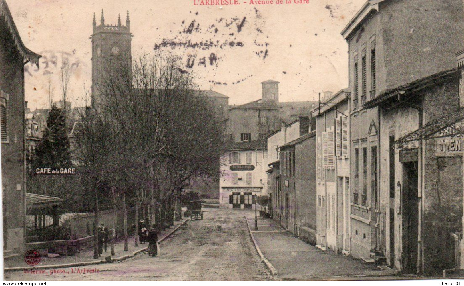 Eu :L'Arbresle  Avenue De La Gare  Correspondance De Beny AIN - L'Arbresle