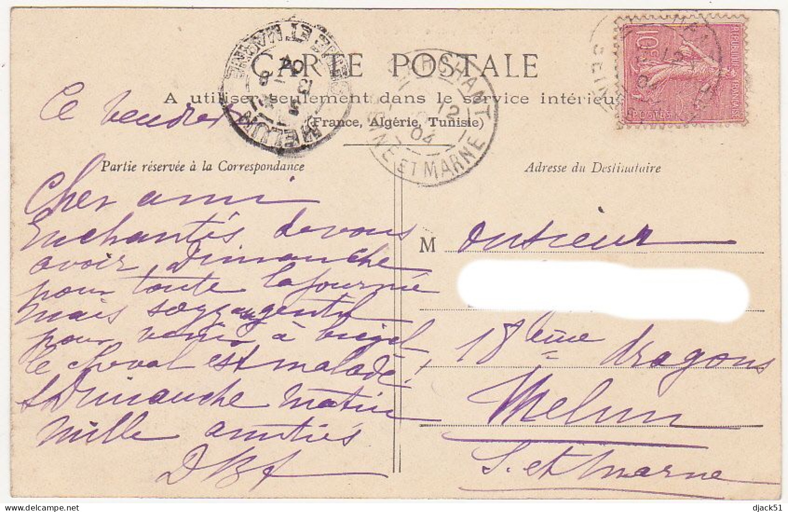 77 - Environs De Puiseaux - LARCHANT - Vue Générale (côté Sud) - 1904 - Larchant