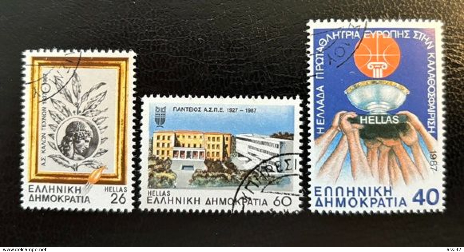 GREECE,1987, 2 SETS, USED - Gebruikt