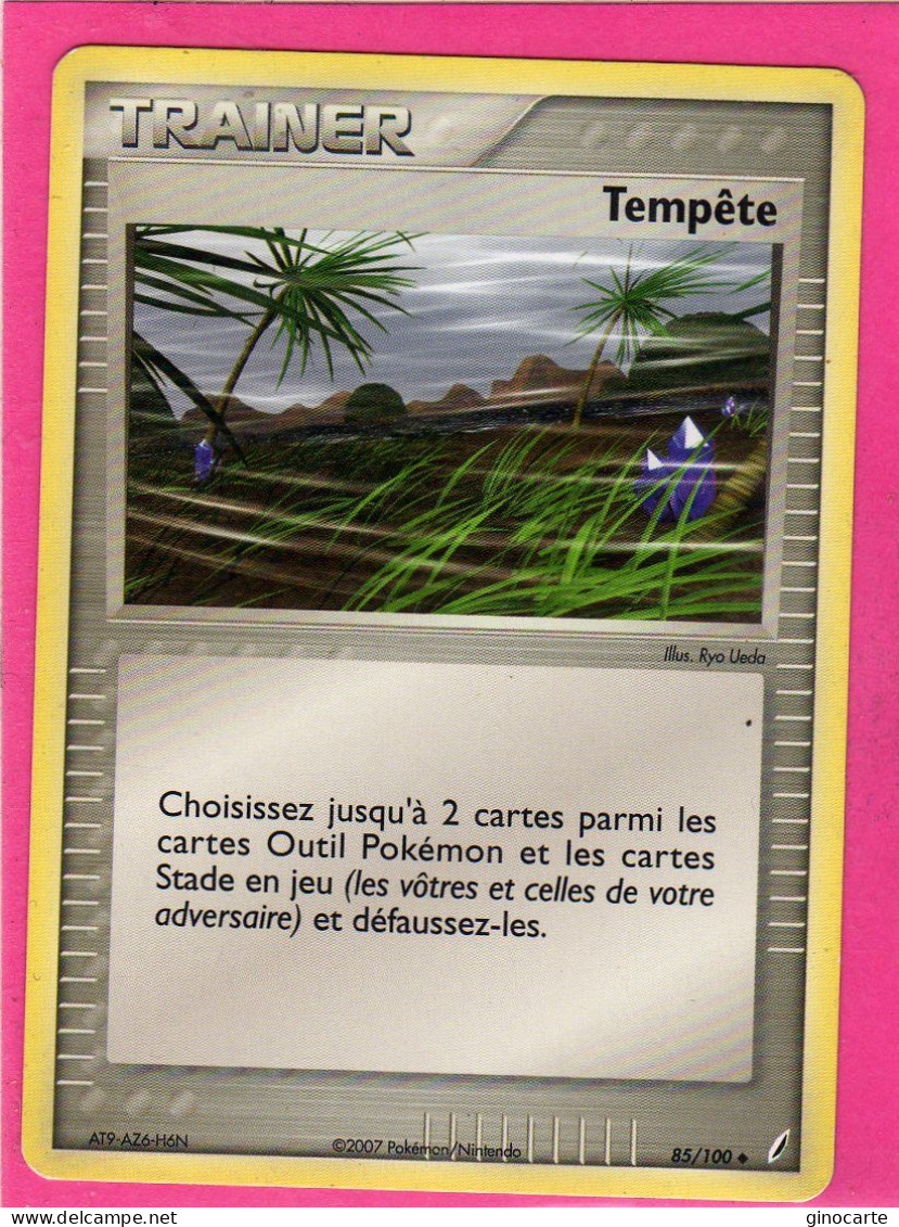 Carte Pokemon 2007 Ex Gardien De Cristal 85/100 Tempete Bon Etat - Ex