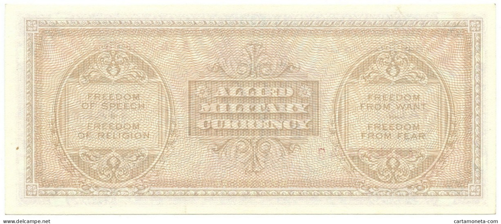 100 LIRE OCCUPAZIONE AMERICANA IN ITALIA BILINGUE FLC A-B 1943 A SPL+ - Ocupación Aliados Segunda Guerra Mundial