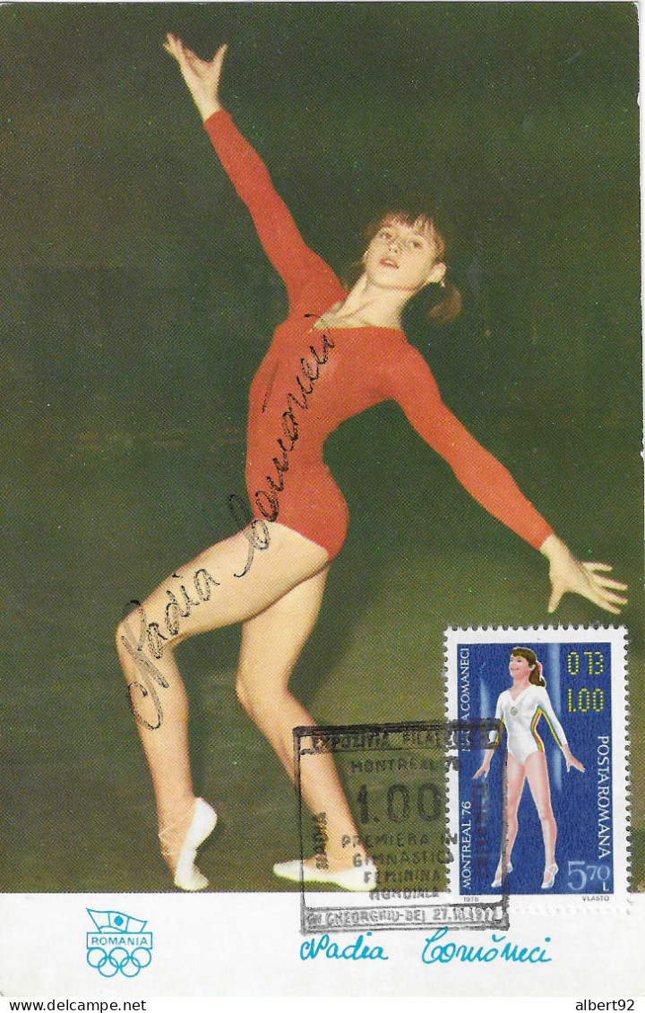 1976 Jeux Olympiques De Montréal: Hommage à Nadia Commaneci : 3 Médailles D' Or En Gymnastique - Verano 1976: Montréal