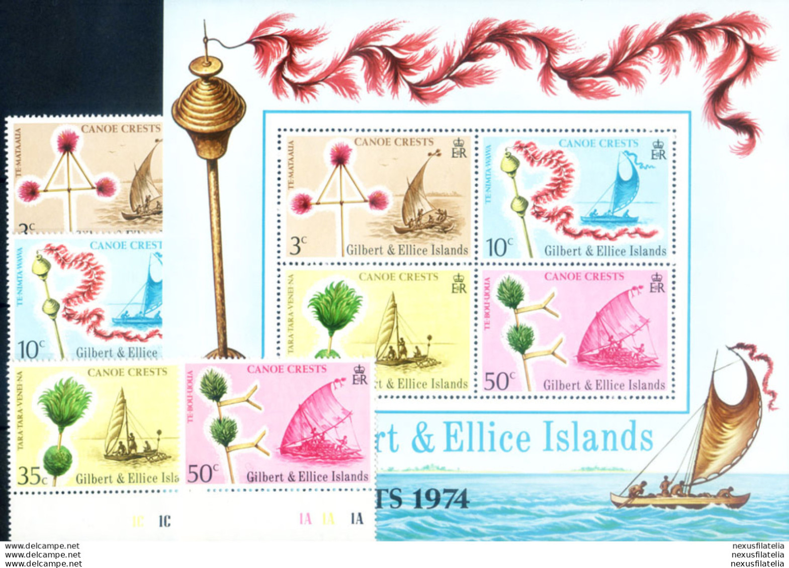 Canoe Tradizionali 1975. - Gilbert & Ellice Islands (...-1979)