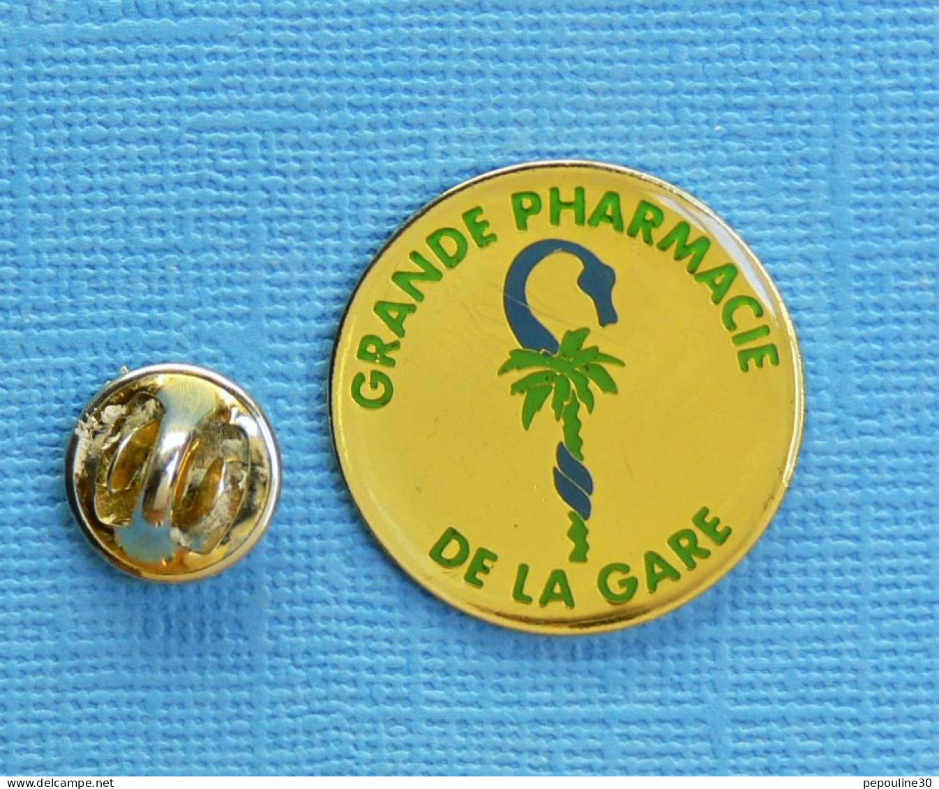 1 PIN'S /  ** GRANDE PHARMACIE DE LA GARE ** - Medizin