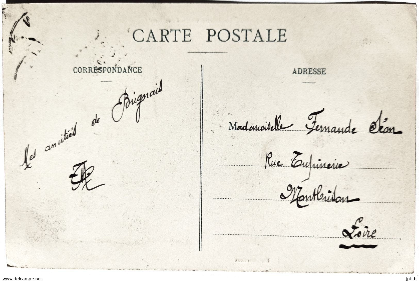 CPA Carte Postale / 69 Rhône, Brignais / Édit. Dervieux / Le Garon Vu Du Pont Neuf. - Brignais
