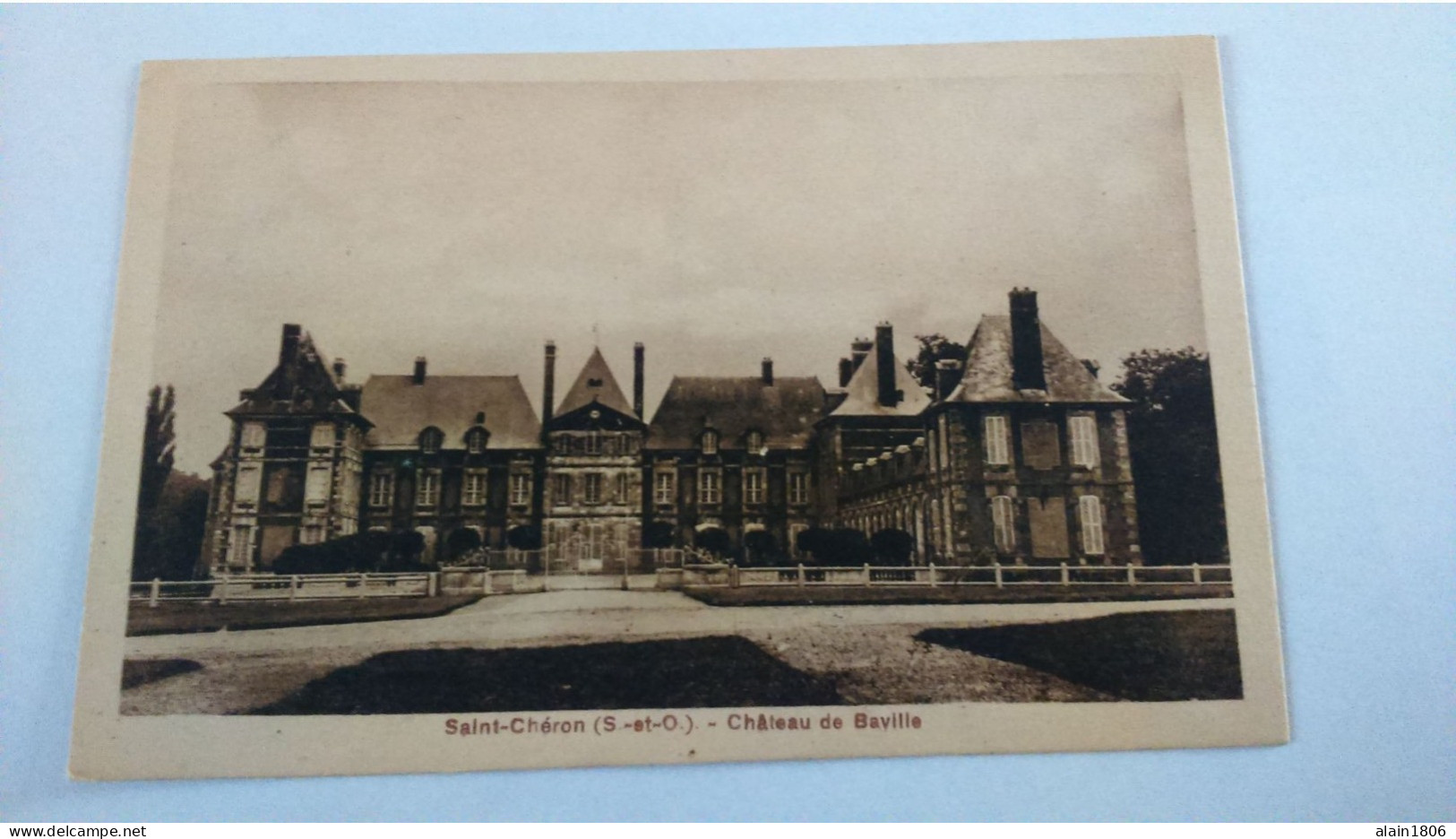 Carte Postale Ancienne ( P8 ) De Saint Chéron , Chateau De Baville - Saint Cheron