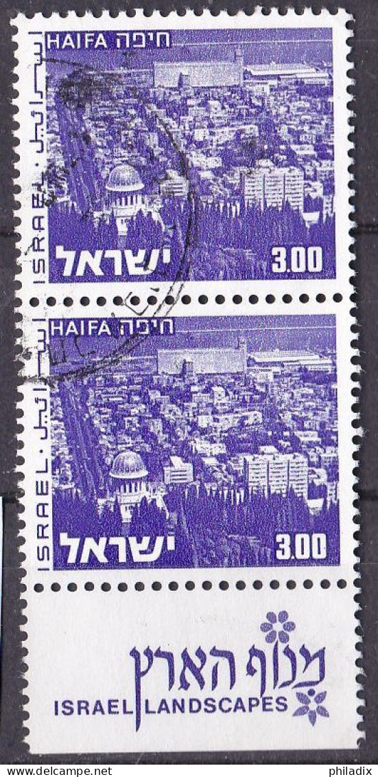 Israel Marke Von 1971 O/used (A4-29) - Gebruikt (met Tabs)