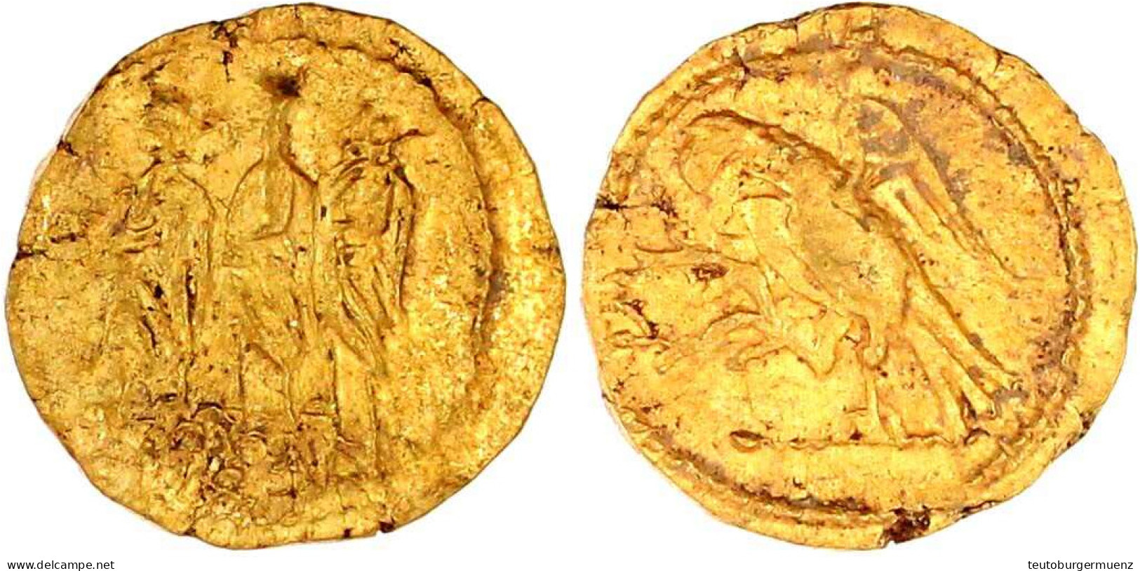 Stater 50/25 V. Chr. Olbia. Magistrat Und Zwei Liktoren Schreiten Nach Links (nach Dem Vorbild Der Denare Des M. Iunius  - Andere & Zonder Classificatie