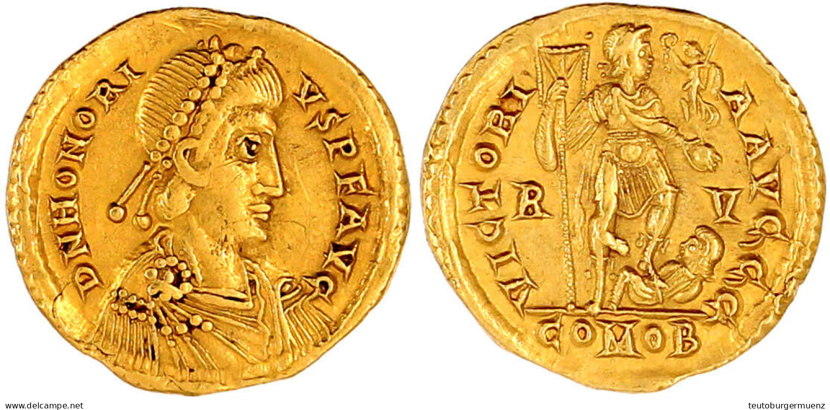 Solidus 402/406, Ravenna. 4,36 G. Sehr Schön/vorzüglich. RIC 1287. - Altri & Non Classificati