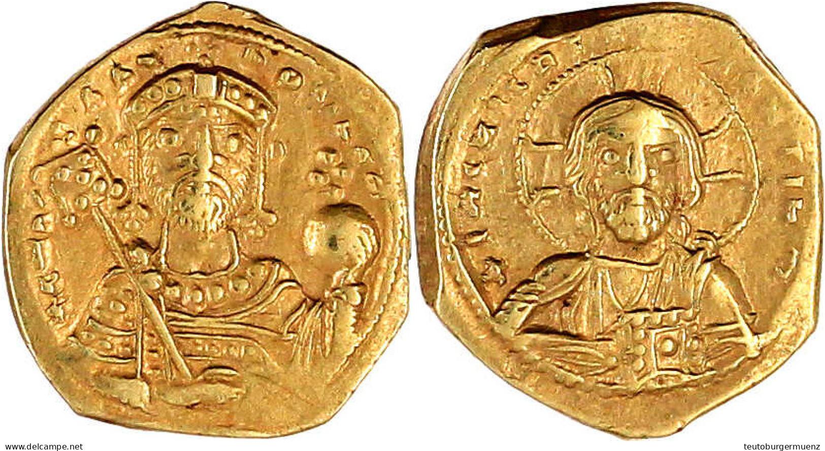 Tetarteron Nomisma 1042/1055, Constantinopel. 3,90 G. Sehr Schön, Beschnitten, Selten Exemplar Savoca Auktion 148, Nr. 7 - Byzantines