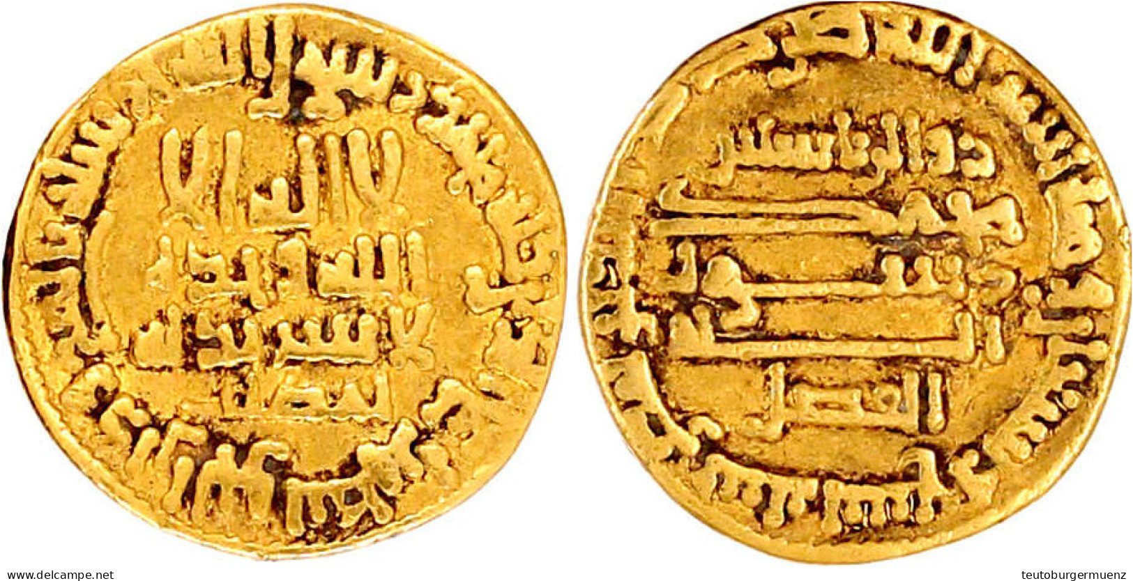 Dinar AH 199 = 815/816. Mit "Dhul Riyasatayn Al Fadl" Und "Al Muttalib", Ohne Münzstättenangabe, Misr. 4,16 G. Sehr Schö - Orientalische Münzen