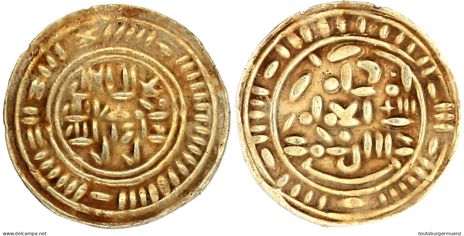1/2 Dirham, Blassgold. 2,30 G. Sehr Schön/vorzüglich. Album 1075.3. - Orientalische Münzen