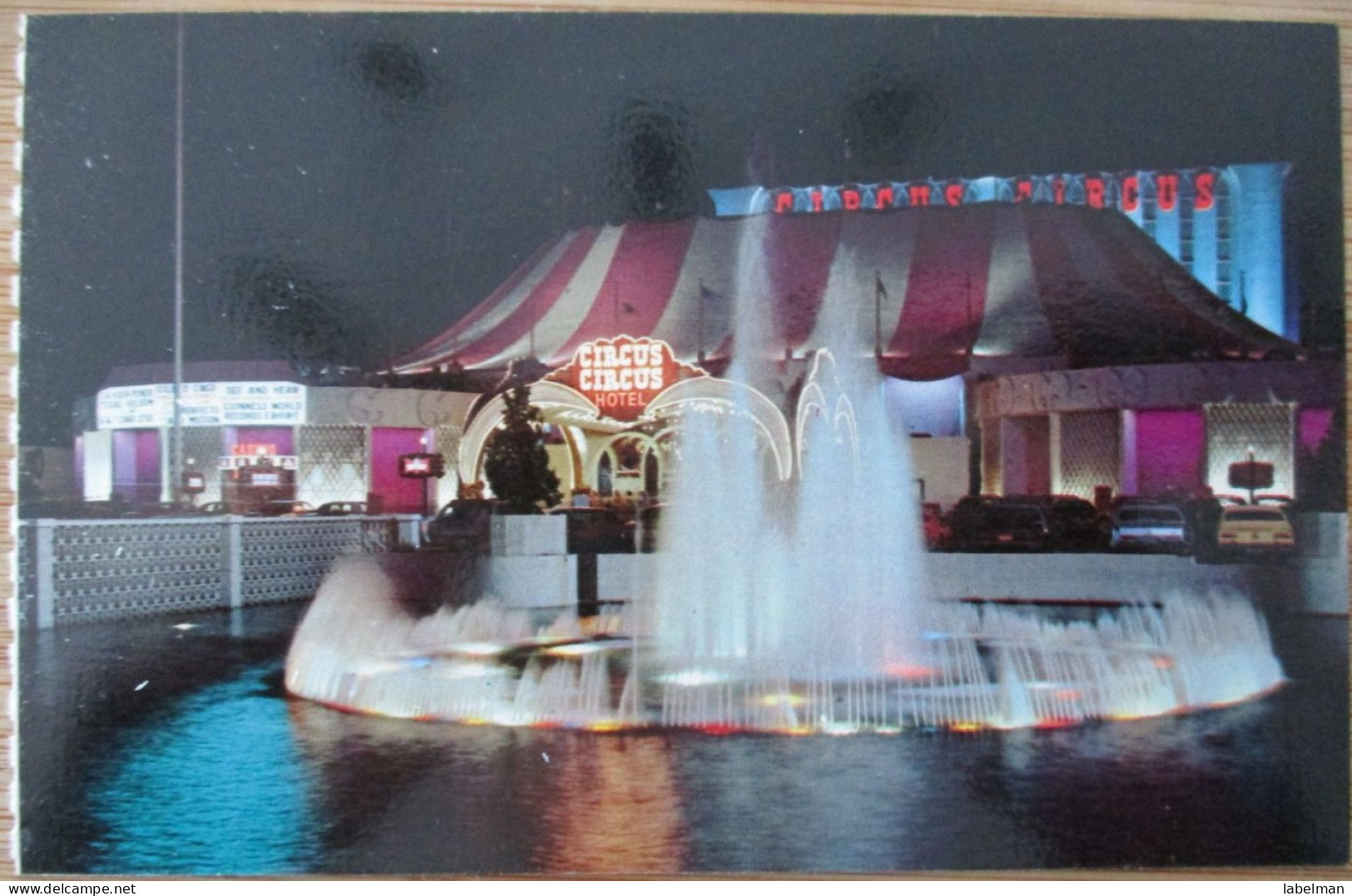 USA US NEVADA SINCITY LAS VEGAS CIRCUS CIRCUS HOTEL POSTCARD CARTE POSTALE POSTKARTE CARTOLINA ANSICHTSKARTE - Las Vegas