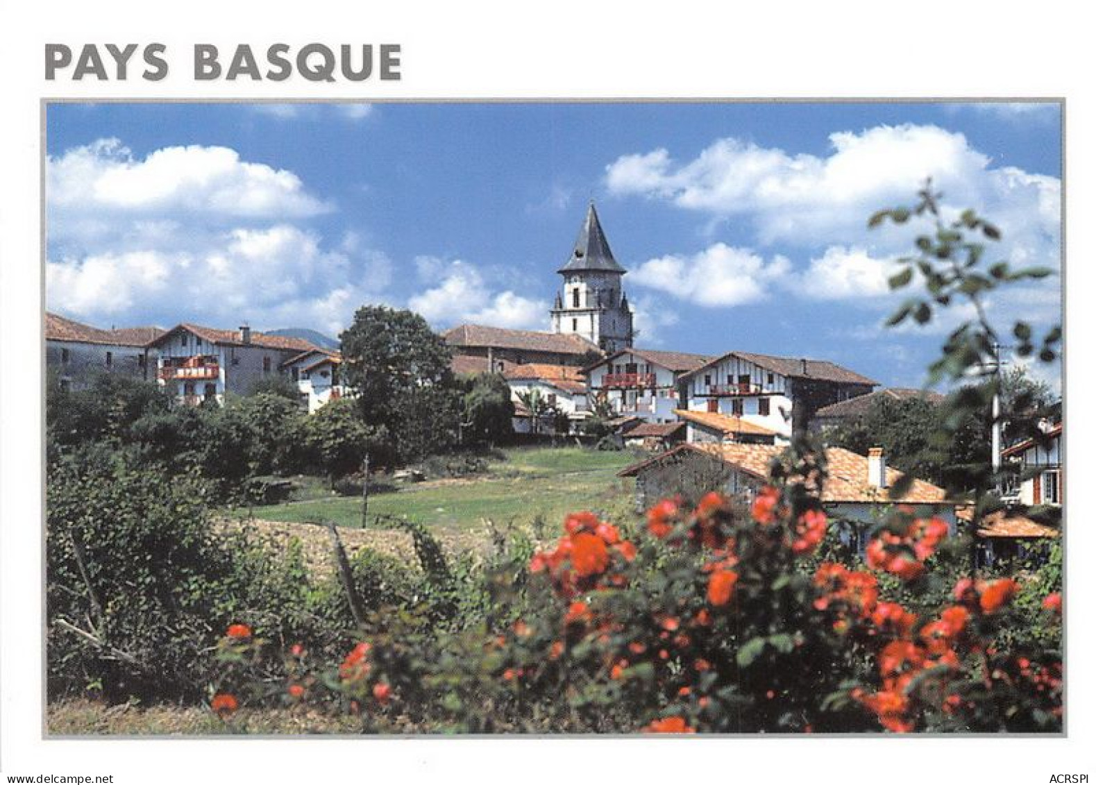 Pays Basque AINHOA Village Typique Du Pays Basque(SCAN RECTO VERSO)MA0064 - Ainhoa