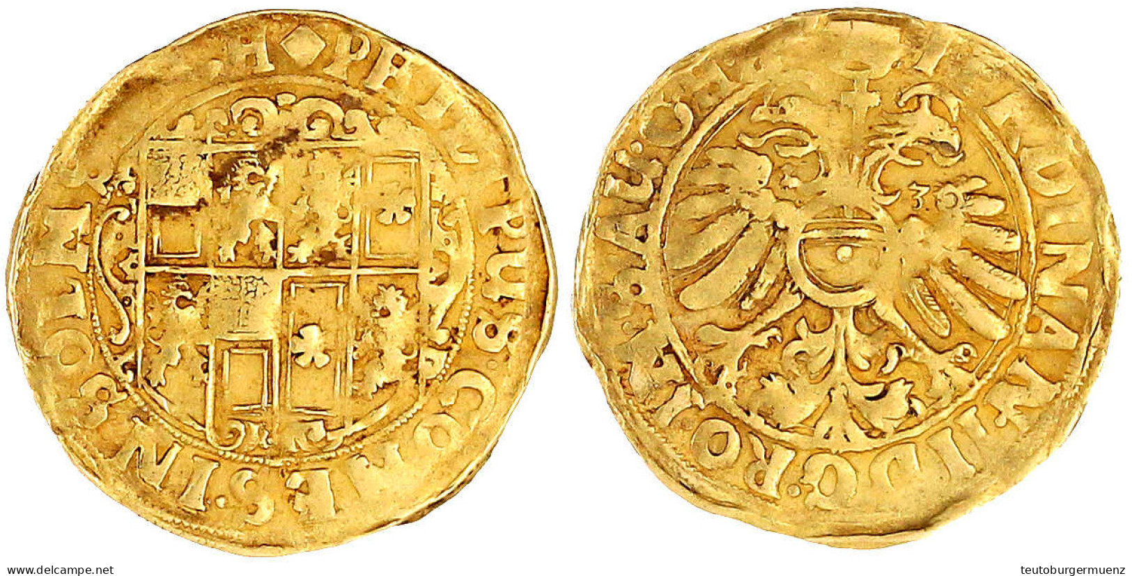 Goldgulden 1623, Lich. 3,17 G. Sehr Schön, Von Größter Seltenheit. Joseph 172 B. Friedberg 3297. - Sonstige & Ohne Zuordnung