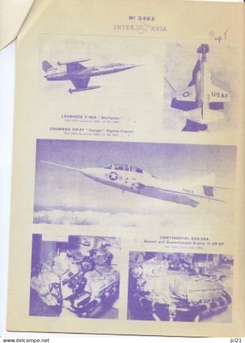 Note D'information D'avril 1956 - Transport Aérien (avion, Hélicoptère)_Di039-040 - Aviación