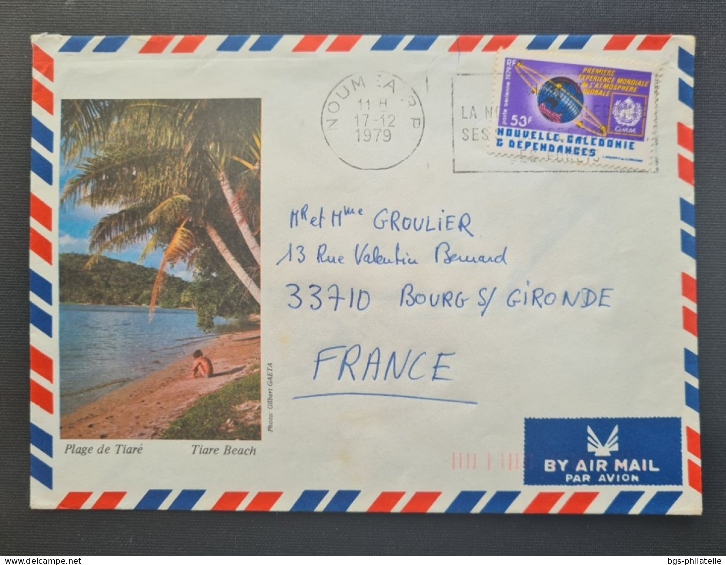 Nouvelles Calédonie,  Timbre N ° PA 190 Sur Lettre. - Storia Postale