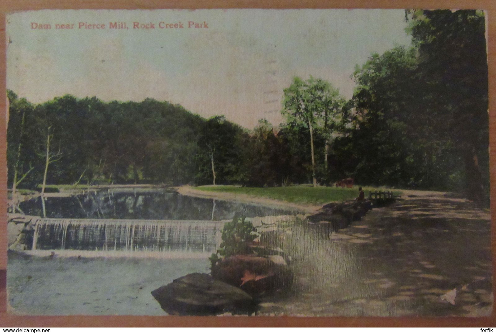 Etats-Unis - Washington DC - Dam Near Pierce Mill, Rock Creek Park - Carte Couleur Circulée Vers 1910 - Washington DC