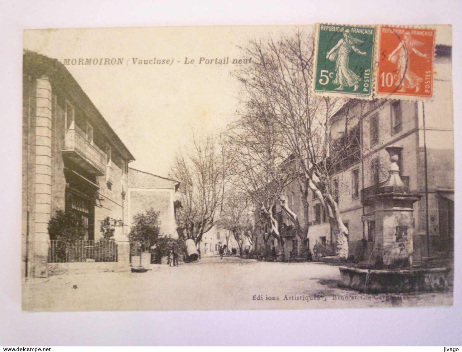 2024 - 1025  MORMOIRON  (Vaucluse)  :  Le Portail Neuf  1918   XXX - Mormoiron