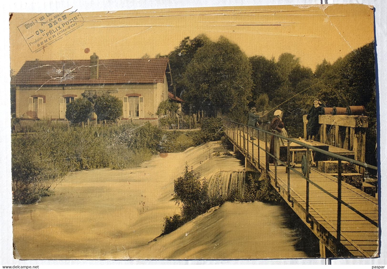 Grand Calendrier Circa 1900 Carton Très épais 39x26cm Felix Potin Bron Semur Chartier Montargis - Grossformat : ...-1900