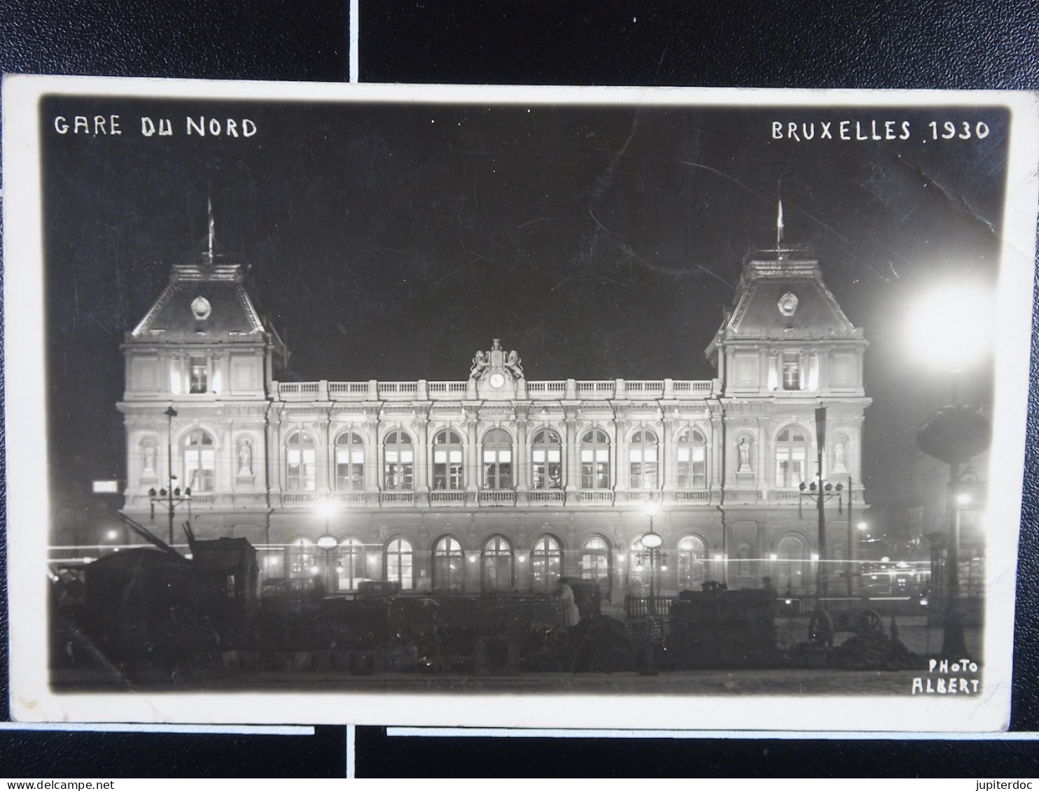 Bruxelles 1930 Gare Du Nord (Photo Albert) - Cafés, Hotels, Restaurants