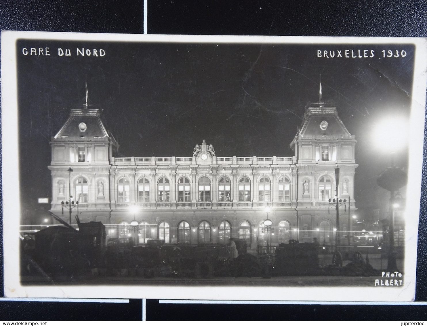 Bruxelles 1930 Gare Du Nord (Photo Albert) - Cafés, Hôtels, Restaurants