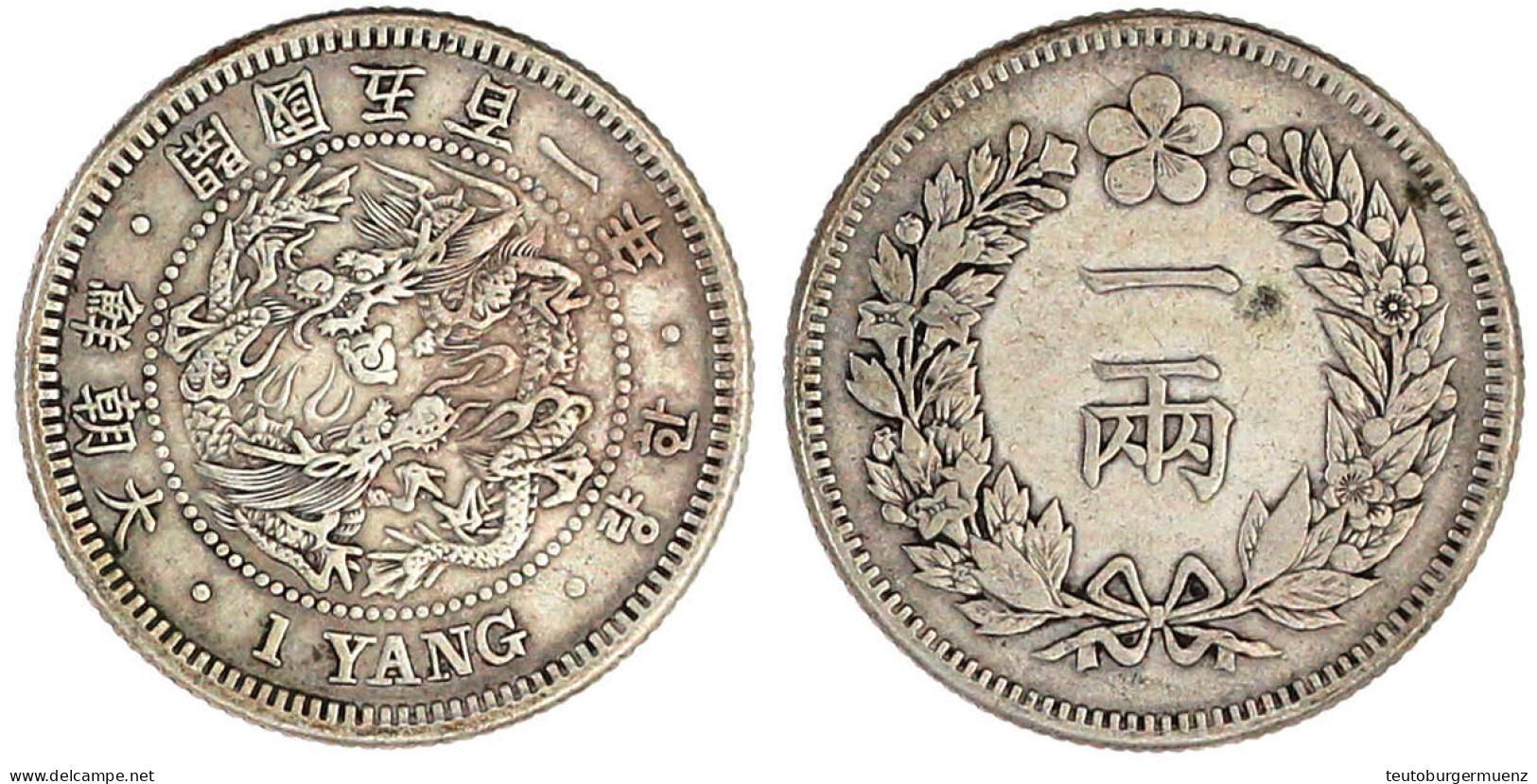 Yang Jahr 501 = 1892. Sehr Schön. Krause/Mishler 1112. - Korea (Noord)