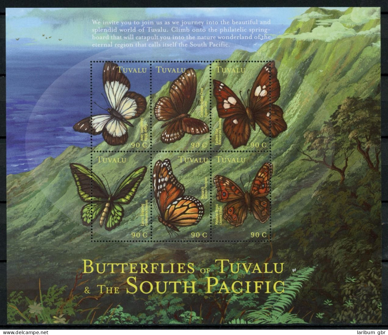 Tuvalu 921-26 Postfrisch Schmetterling #HF380 - Tuvalu (fr. Elliceinseln)