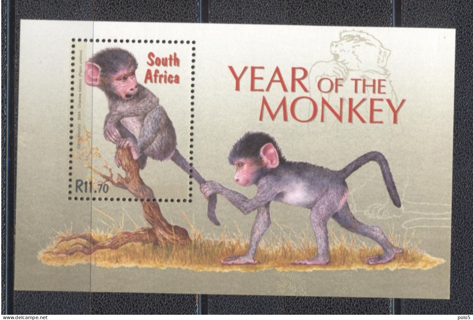 RSA 2004- Chinese New Year- Year Of The Monkey M/Sheet - Unused Stamps