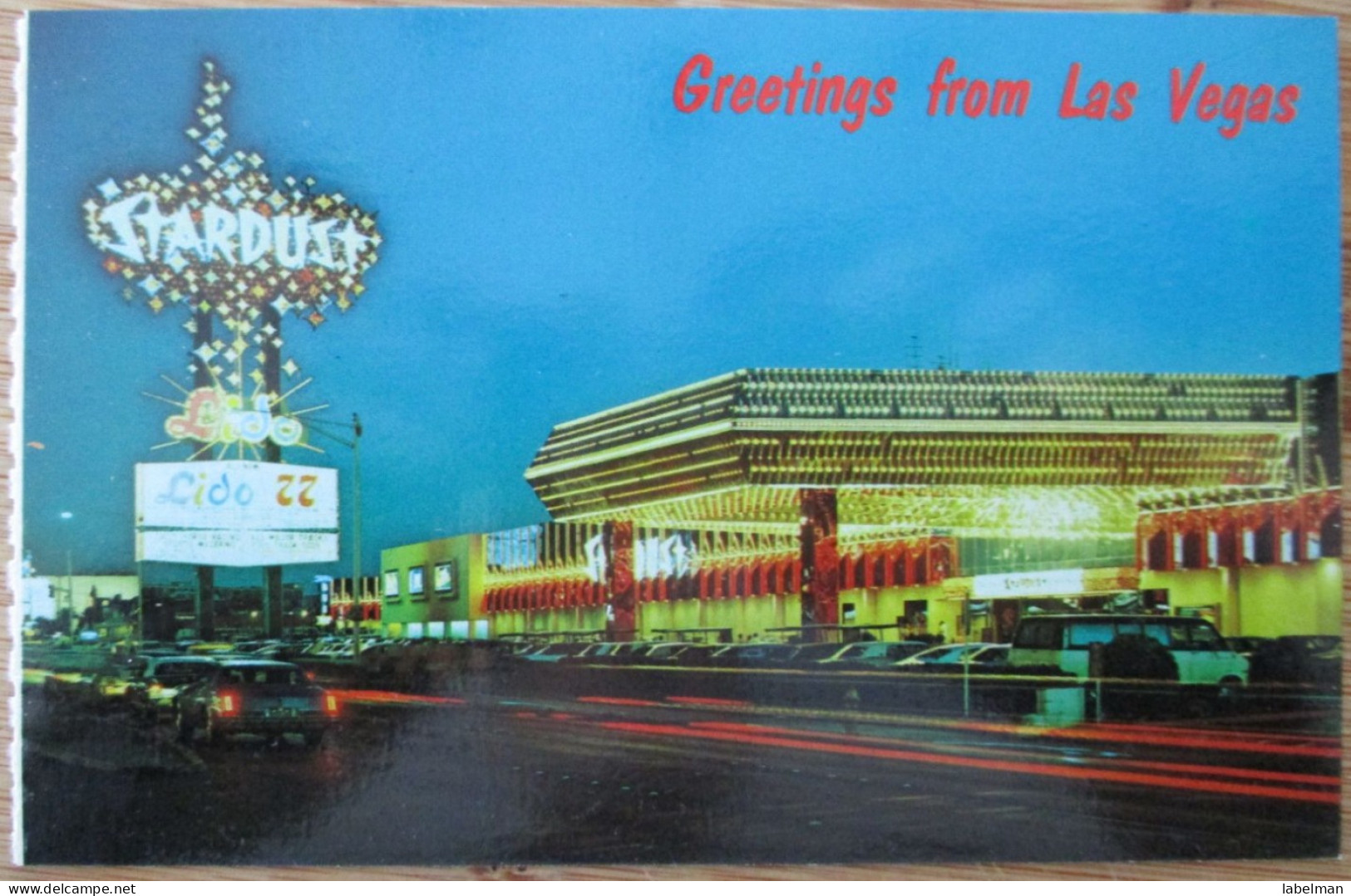 USA US NEVADA SINCITY LAS VEGAS STARDUST CASINO HOTEL POSTCARD CARTE POSTALE POSTKARTE CARTOLINA ANSICHTSKARTE - Las Vegas