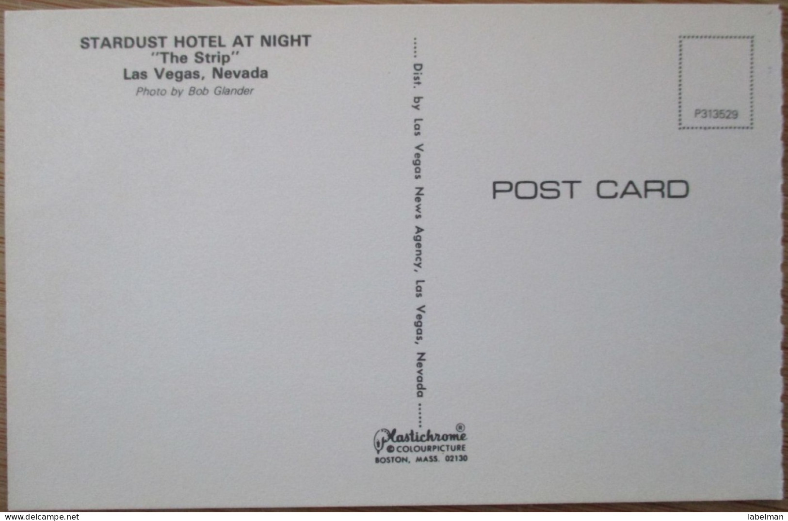 USA US NEVADA SINCITY LAS VEGAS STARDUST CASINO HOTEL POSTCARD CARTE POSTALE POSTKARTE CARTOLINA ANSICHTSKARTE - Las Vegas