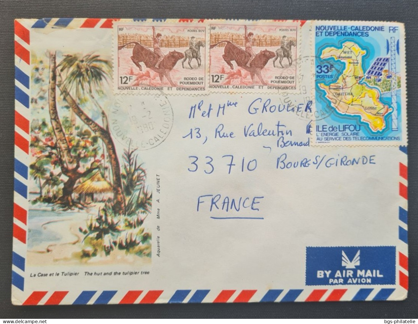 Nouvelles Calédonie,  Timbres Numéros 424 Et 433×2 Sur Lettre. - Briefe U. Dokumente