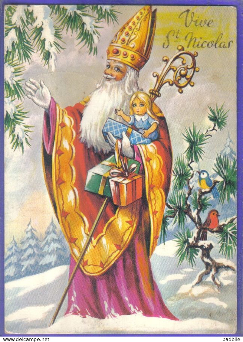 Carte Postale Saint-Nicolas  Très Beau Plan - Sinterklaas