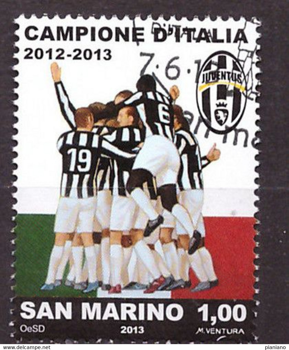 PIA - SAN  MARINO  - 2013 : Juventus Campione Di Calcio    - (SAS  2405) - Gebruikt