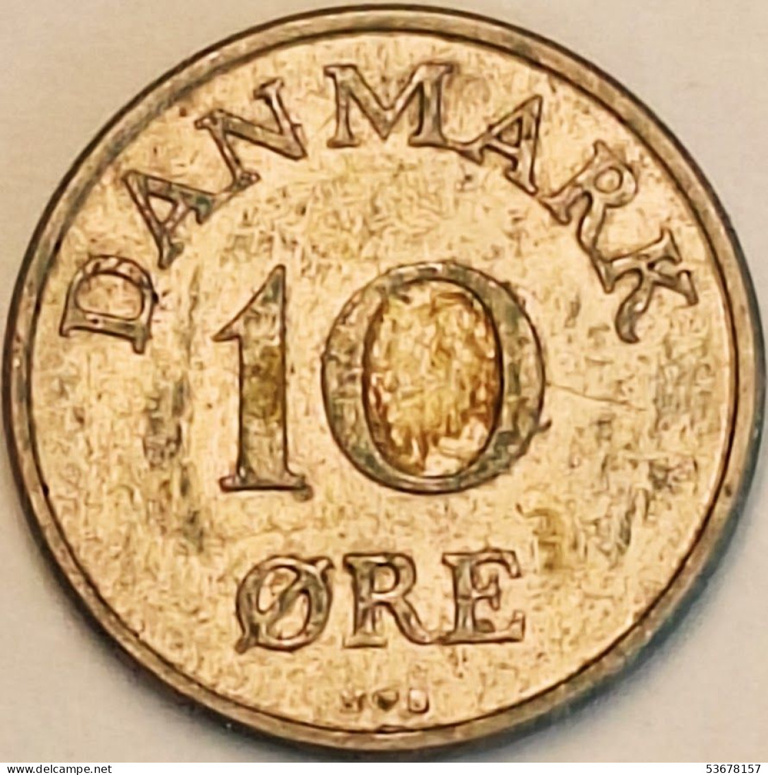 Denmark - 10 Ore 1954, KM# 841.1 (#3732) - Dänemark