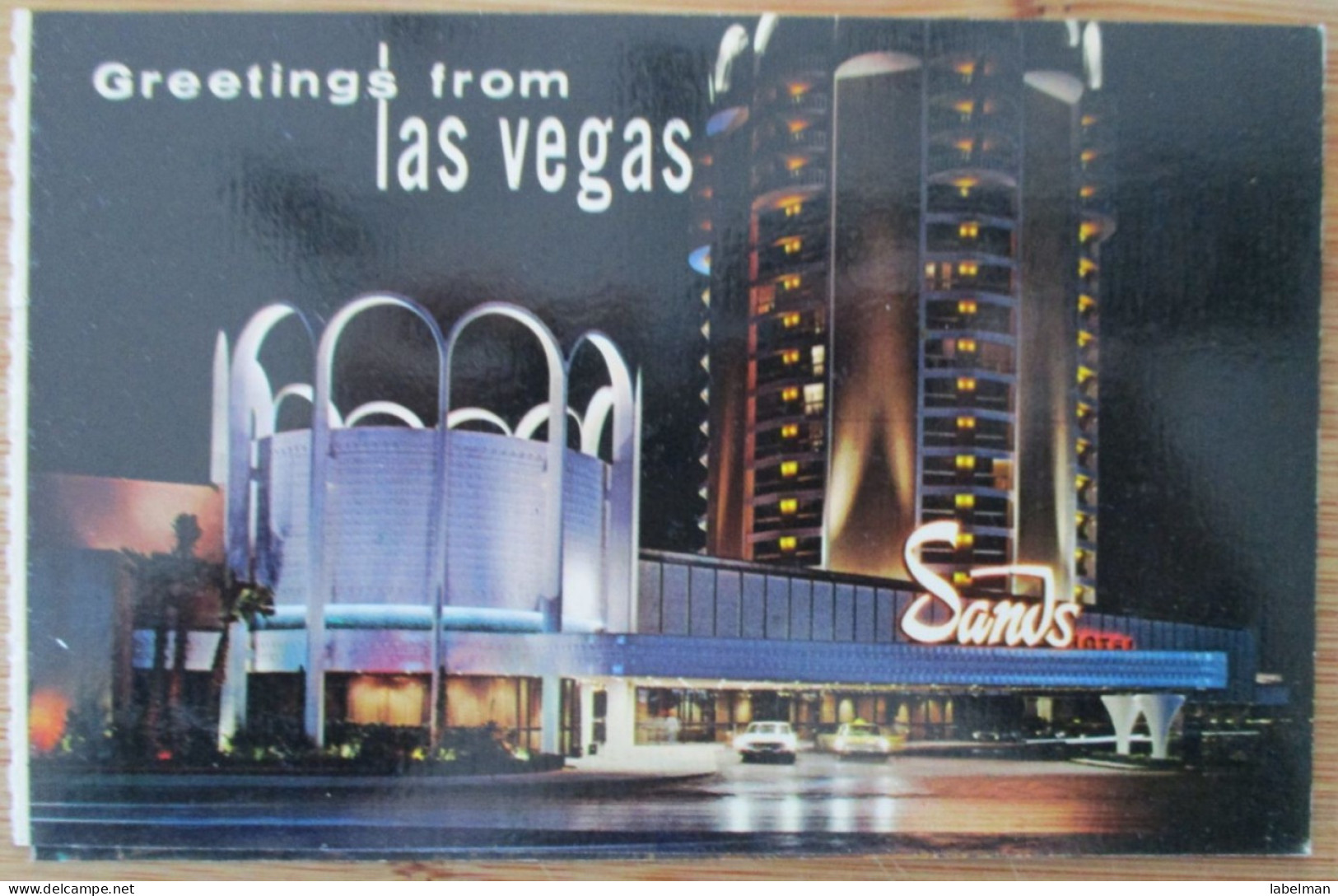 USA US NEVADA SINCITY LAS VEGAS SANDS CASINO HOTEL POSTCARD CARTE POSTALE POSTKARTE CARTOLINA ANSICHTSKARTE - Las Vegas