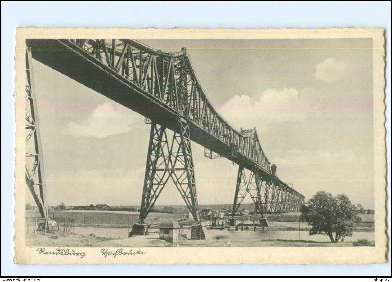 U7282/ Rendsburg Hochbrücke Schwebefähre AK Ca.1940 - Rendsburg