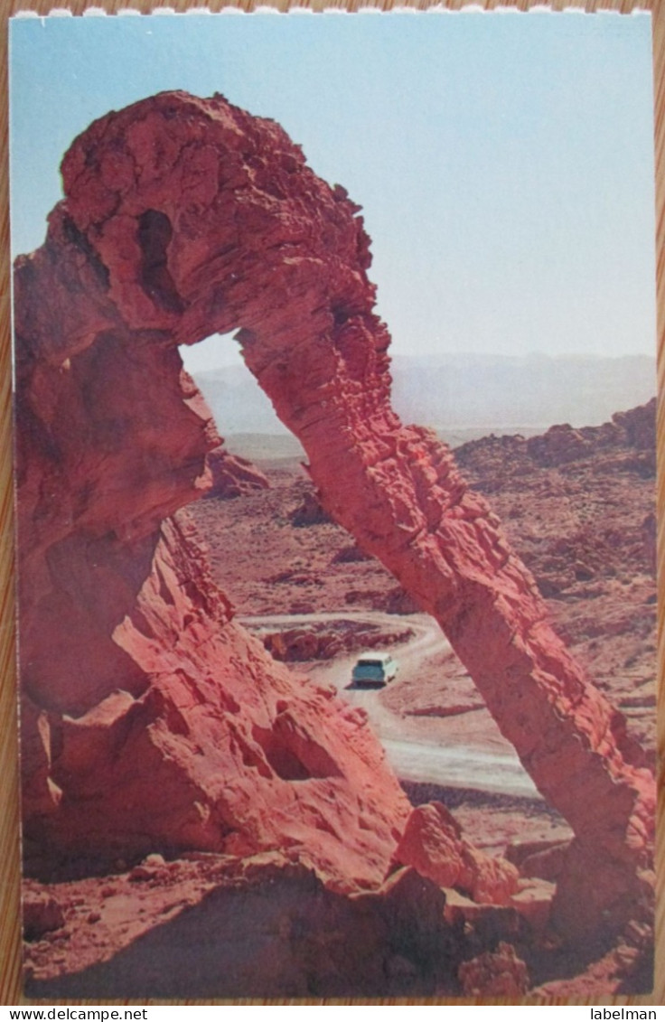 USA US NEVADA SINCITY LAS VEGAS ELEPHANT ROCK VALLEY OF FIRE POSTCARD CARTE POSTALE POSTKARTE CARTOLINA ANSICHTSKARTE - Las Vegas