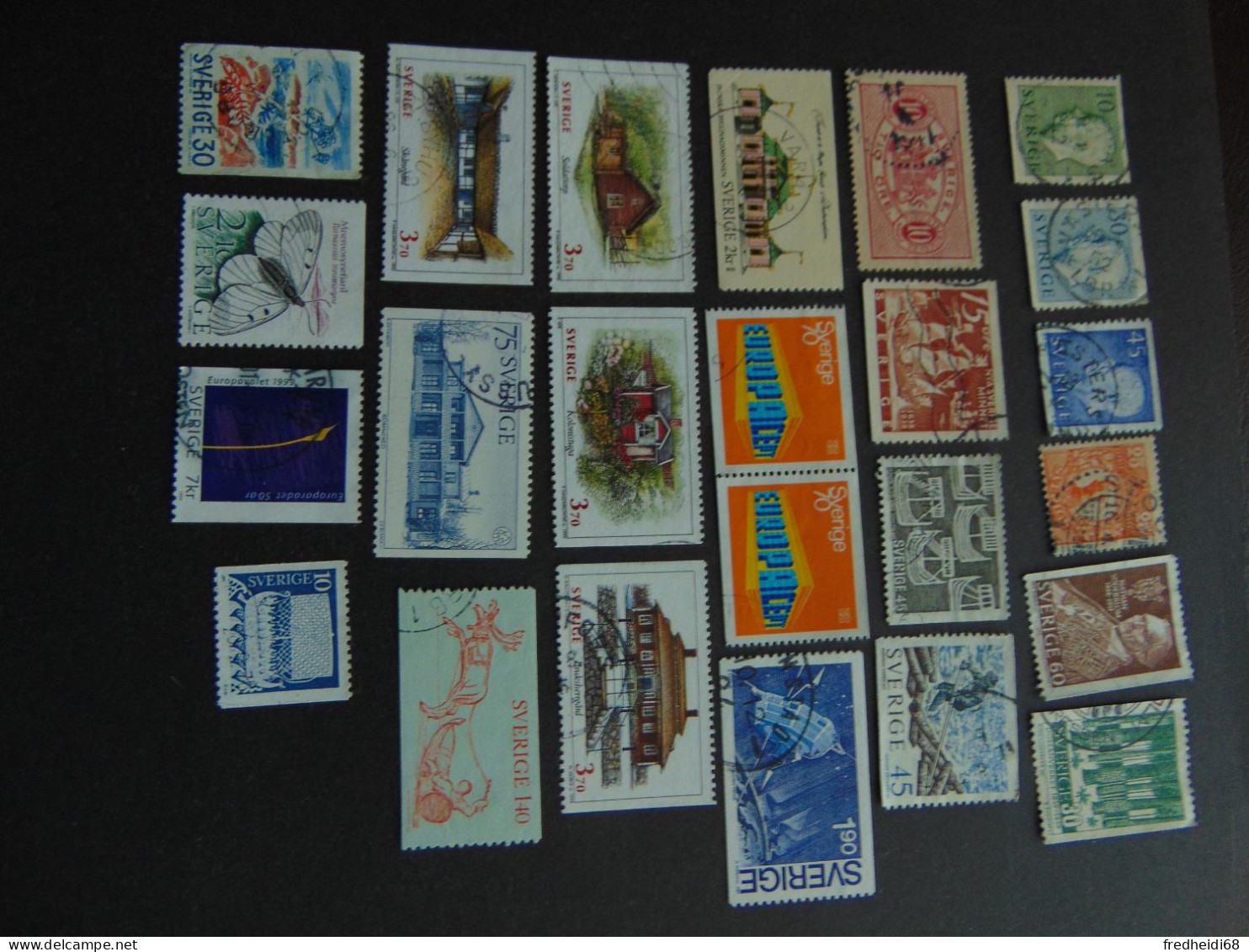 Magnifique Lot D'une Vingtaine De Timbres Oblitérés - Collections